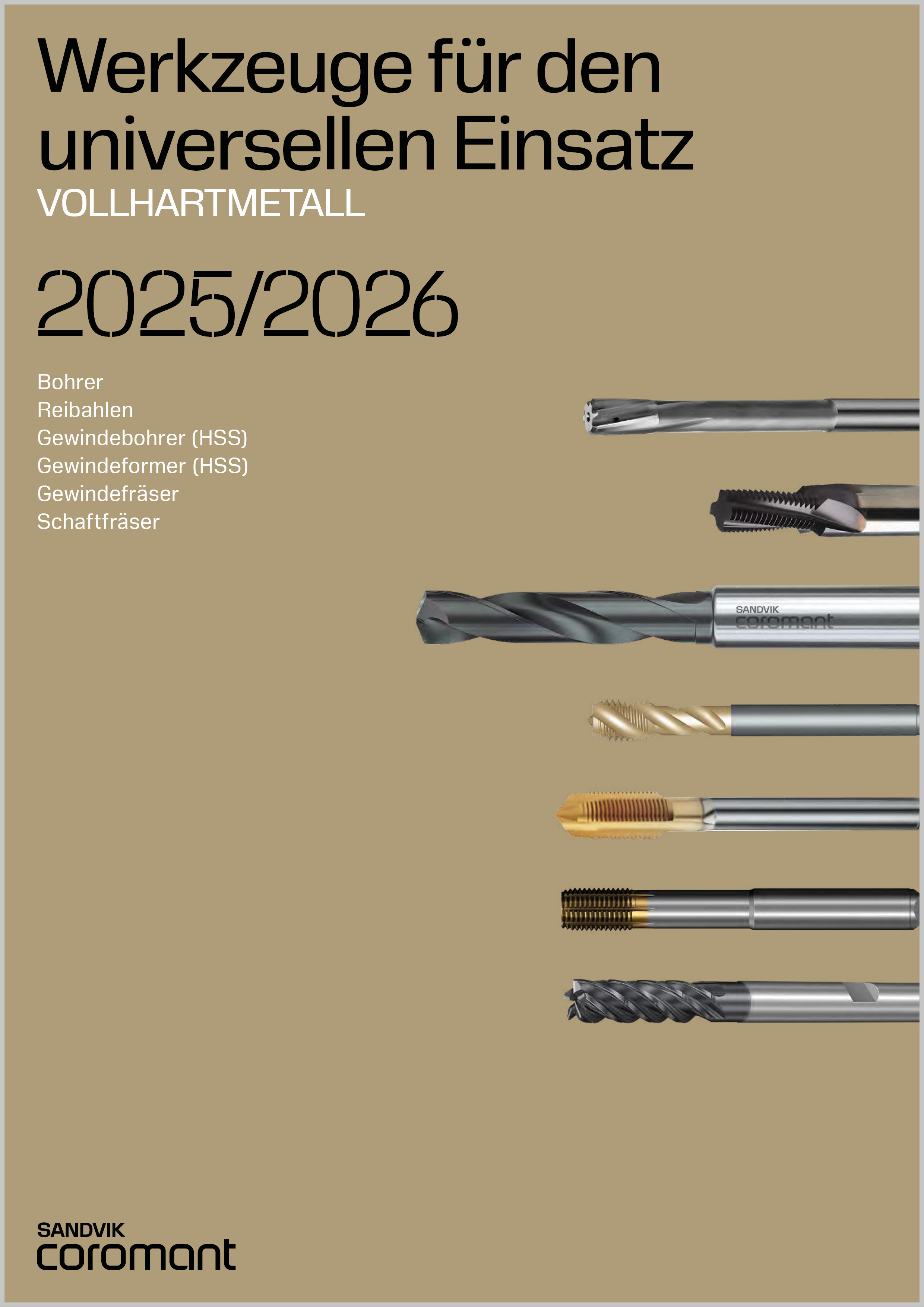 SANDVIK Coromant Werkzeuge für den universellen Einsatz 2025 - 26